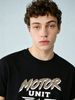Retro Heavyweight Oversized Motor Unit Printed T-Shirt Men's Urban Streetwear Tee_viptrois.com