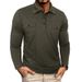 Nordmann Cross-Border Long Sleeve Pocket Turn-Down Collar Autumn Winter Foreign Trade European And American Outdoor Casual Polo_viptrois.com