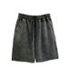 Men's Clothing 300g Washed Distressed Shorts Spring And Summer Trendy Retro High Street Retro Shorts Casual Sports Pants For Men And Women_viptrois.com