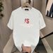 Men's Clothing ( Pure Cotton Short Sleeved T Shirt For Men And Women New Hot Style Shoulder Half Sleeved Top Trendy Brand_viptrois.com