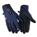 Cycling Gloves Fur Zipper Gloves Plus Velvet Thick Waterproof Windproof Men And Women Warm Gloves Autumn And Winter Cycling Skiing Driving_viptrois.com