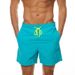 New Men's Beach Pants - Men's Four-Piece Shorts With Breathable Lotus Pattern And Water-Resistant Finish For Fitness And Leisure Wear_viptrois.com