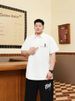 A 300-pound Large-sized Short-sleeved Polo Shirt For Men, A Summer Trend For Fat People. It's A Loose, Fatter, Oversized Lapel Half-sleeved Paul Shirt_viptrois.com