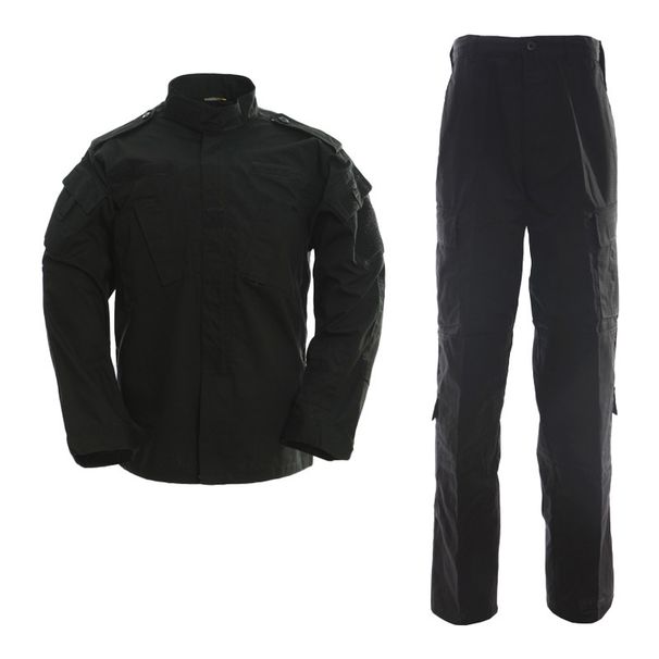 Men's Long Sleeved Tactical Uniform ACU Second Generation Camouflage Wear Resistant Scratch Resistant Breathable Outdoor Training Suit_viptrois.com