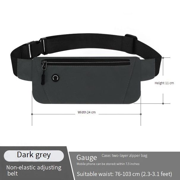 Men’s Bags Sports Waist Bag Women New Running Mobile Phone Waist Bag Outdoor Leisure Waist Bag Men's Construction Site Work Special Waist Bag_viptrois.com