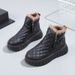25 New Style Women's Cotton Boots With Fleece Mid-top Cotton Shoes And Women's Snow Boots_viptrois.com