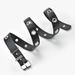 Network black chain decorative belt, women's crocodile pattern casual chicken eye buckle, versatile jeans belt_viptrois.com