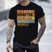 IT'S WEIRD BEING THE SAME AGE Printed Crew Neck T-Shirt, Men's Summer Casual Loose Sports Top_viptrois.com