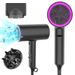 Hair Negative Ion Folding Portable High-power Household Hair Dryer 1800W_viptrois.com
