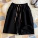 Men's Clothing Men's Summer Thin Cool Quick Drying Shorts Trendy Loose Sports Casual Pants_viptrois.com