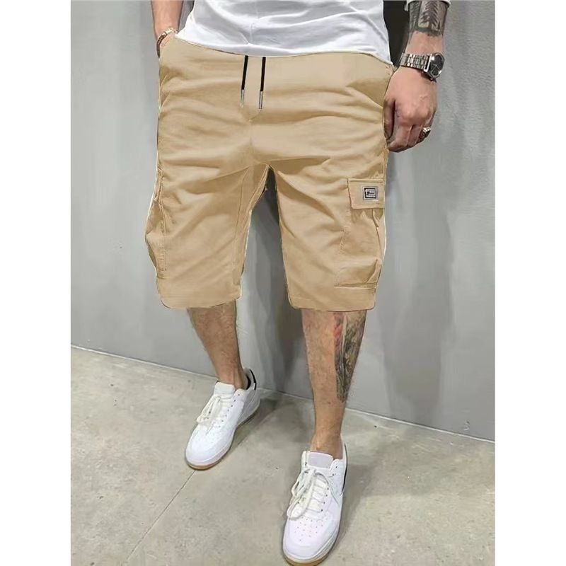 Men's Cargo Shorts Summer Lightweight Casual Multi-Pocket Straight Leg 5-Inch Inseam Breathable Quick-Dry Utility Shorts_viptrois.com
