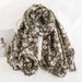 Winter Printed Fresh Little Daisy Scarf Cashmere Sweet Commuter Warmth Scarf Pastoral Style Shawl_viptrois.com