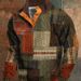 Pure Cross-Border Men's Sweatshirt Shirt 3D Digital Print Christmas Series 4-Button Henley Collar Long_viptrois.com