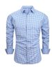 K New Elastic Casual Plaid Shirt Retro Shirt For Men_viptrois.com
