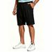 Men's Solid Color Five Point Shorts Casual Business Style Breathable Linen Loose Fit Straight Leg Summer Trousers_viptrois.com