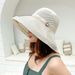 Summer Mesh Sun Hats For Women UV Protection Wide Brim Packable Beach Bucket Hat_viptrois.com