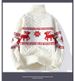 Men’s Winter Knit Sweater With Cartoon Jacquard – High Neck Pullover, Long Sleeve, Thickened Fleece-Lined (M-4XL, 5 Colors, Machine Washable)_viptrois.com