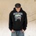 Fashion Fleece-lined 430g Fist Ring Print Hoodie, Loose Casual American Style Sweatshirt For Couples_viptrois.com