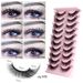 Beauty Health High Mink False Eyelashes 8d Thick Curling Fried Hair 10 Pairs Of Eyelashes Grafting Eyelashes_viptrois.com