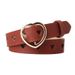 2024 New Perforated Love Hollow Belt for Women's Fashion Versatile Temperament Sweet Girl Dress Decorative Belt_viptrois.com