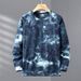 2025 Spring And Autumn Cross-Border Trend New Men's Sweatshirt Crew Neck Pullover Long Sleeve 3D Printed Loose Fit_viptrois.com