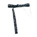 Hip-Hop Trendy Double Strap Pendant Crow Flower Print Y2K Style Street Dance Accessory Belt Punk Decorative Leather_viptrois.com