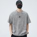Men's Summer Short Sleeve T-Shirt Tie Dye Print Loose Fit Versatile Fashionable Trendy Brand Thin Top for Casual Wear_viptrois.com
