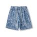 Men's Clothing Denim Shorts Summer New High Street Loose Personality Trend Straight Beach Pants Shorts_viptrois.com