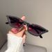 Sunglasses, new trendy internet celebrity, same style as bouncy butterfly frame with diamond cat eye triangle_viptrois.com