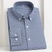 Men's 100% Cotton Oxford Shirt, Long Sleeve Casual Plaid Shirt, Relaxed Fit Button Down Shirt For Men, Big & Tall Sizes Available_viptrois.com