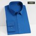 Men's Clothing Long Sleeve High Elastic Men's Stretch Bamboo Fiber Dress Shirt - Wrinkle-Resistant Business Casual Shirt With Hidden Placket_viptrois.com