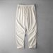 Men's Clothing Men's Loose Straight Linen Trousers Plus Size Plus Size Cotton Linen Trousers Elastic Waist Large Size Men Summer Breathable_viptrois.com