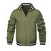 Men's Clothing casual jacket men's spring and autumn sports solid color men's jacket men's_viptrois.com