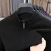 Pure 2025 Winter Wool Blend Men's Thickened 500g Fashion Trend Loose Casual Knitted Cardigan For Middle-aged Men_viptrois.com