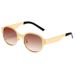 Women's Metal Mirror Sunglasses - Oval Frame, Cyberpunk Style, UV400 Protection, High-End Fashion Hot-selling_viptrois.com