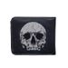 Men's Wallet Wallet Bat Skull Short Wallet Retro Skull Printed Men's And Women's Zipper Coin Purse_viptrois.com