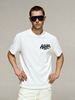 Men's Clothing Men's 100% Cotton Short Sleeve T-Shirt AETHIR Graffiti Logo Trendy Brand Summer High Street Loose Fit Top Versatile Niche Style_viptrois.com