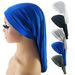 Men's Hats Braided Hair Care Cap Solid Color Two Way Straight Braided Long Hair Care Cap Breathable Milk Silk Long Tube Sleeping Cap_viptrois.com