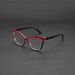 Anti Blue Light Glasses Fashion Cat Eye Glasses Frame Female Internet Celebrity Same Style Reading Glasses Leopard Print Flat Glasses T1375_viptrois.com