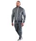 Men's Clothing Thin Plaid Fashion Zipper Jacket Trousers _viptrois.com