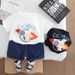 Boys' Dress 2025 New Handsome Children's Summer 1-5 Year Old Baby Short Sleeve Stylish Two Piece Set Trendy Clothes_viptrois.com