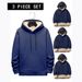 Men’s Plush Fleece Hoodie – Soft Lambskin-Like Texture, Warm & Cozy Winter Pullover_viptrois.com