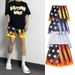 Men's Clothing Casual Shorts Flame Pattern Basketball Sports Fitness Running Beach Casual Breathable Men's Fitness Sports Pants_viptrois.com