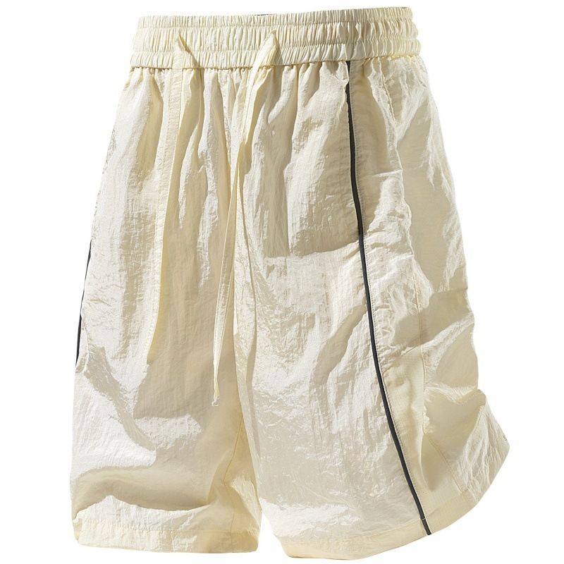 Men's Clothing Men's Thin Sports Shorts Summer Outerwear Trendy Loose Casual Five Point Pants Sun Protection_viptrois.com
