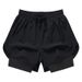Premium Products Summer New Shorts, Simple Fitness Swim And Leisure Five Quarter Pants, Double-layer Sports Pants For Men_viptrois.com