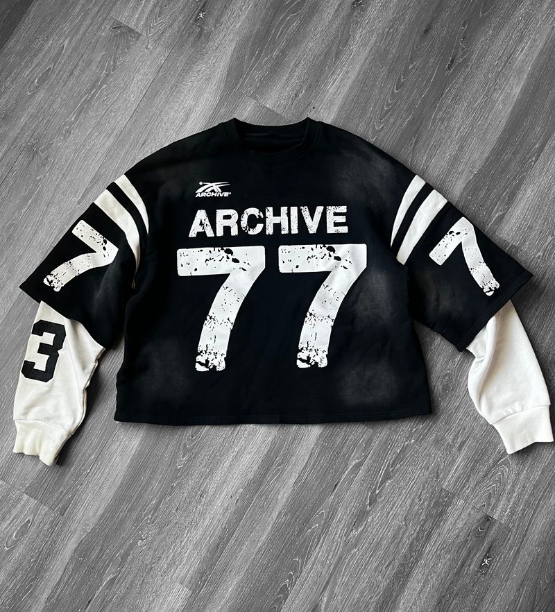 Men's Clothing Two Piece T Shirt Archive Digital Printing Long Sleeved Sweater Autumn Top Unisex_viptrois.com