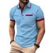 Summer Men's Short Sleeved Polo Shirt Business Casual Collar T-shirt Plus Size Breathable Top European And American Plus Size_viptrois.com