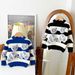Mother & Kids Children's Winter Sweater Bottoming Shirt Autumn And Winter Round Neck Long Sleeve Suit Thick Trendy Children's Clothing Warm Clothes_viptrois.com