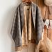 Unisex Scarf Fashion Simple Jacquard Strip Scarf Long Tassel High-grade Grey Shawl_viptrois.com