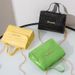 Women's Small Square Bag - Chain Crossbody Bag With Crocodile Pattern_viptrois.com